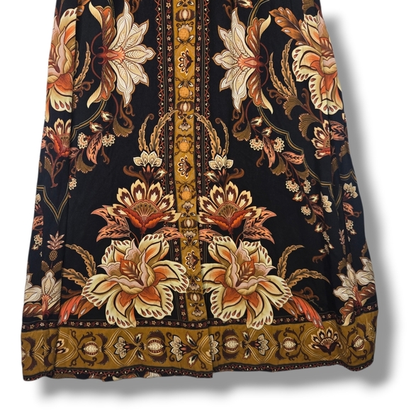 Farm Rio Majestic Garden Maxi Dress Size XXS Puff Sleeve Floral Print - Picture 7 of 16